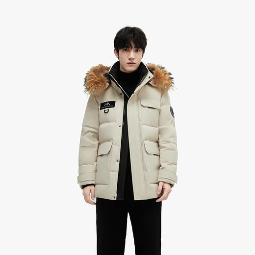 男女同款6300中长款修身羽绒服 90鹅绒（常熟羽绒服工厂购） 商品图0