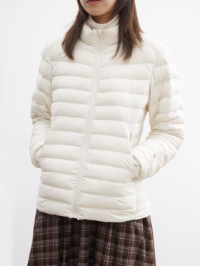 步履不停/5D26015C/立领短款轻薄排骨运动内胆外套