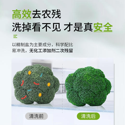 [盛璟翼诚]盐麒麟果蔬洗涤盐(400g*3袋/组) 商品图2