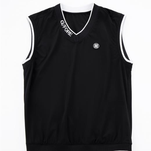G*家新款男士薄款V领防风背心进口聚酯化纤与尼龙混纺 M424036200 商品图0