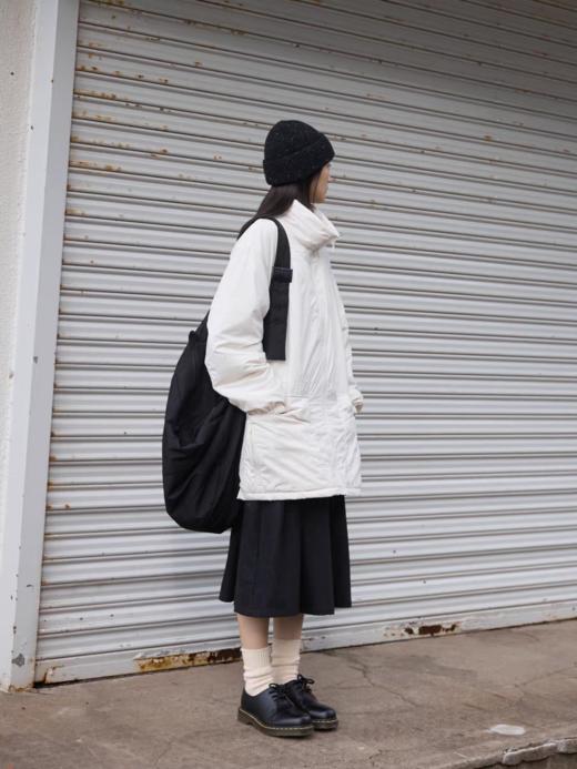 步履不停/5D25010C/100羊毛填充超轻保暖立领中长款棉服 商品图4