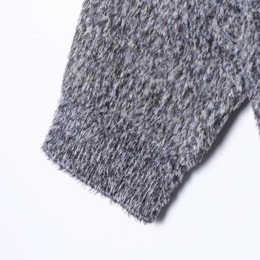 SDSA男士秋冬新款痞帅男装潮牌撞色小狗图案圆领毛衣百搭针织衫 商品图3