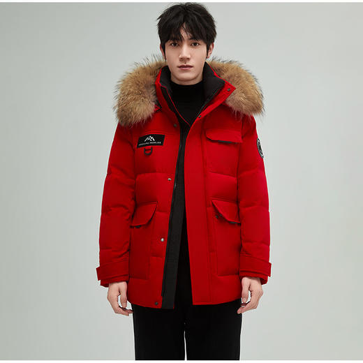 男女同款6300中长款修身羽绒服 90鹅绒（常熟羽绒服工厂购） 商品图4