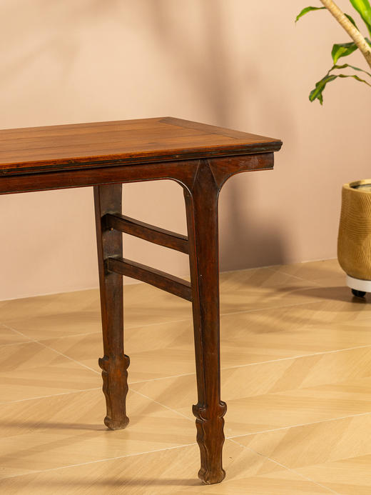 清	黄花梨插肩榫画案 商品图1