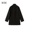N°28 冬款山羊绒双扣大衣女秋冬宽松呢子外套 8855A1D535  商品缩略图3
