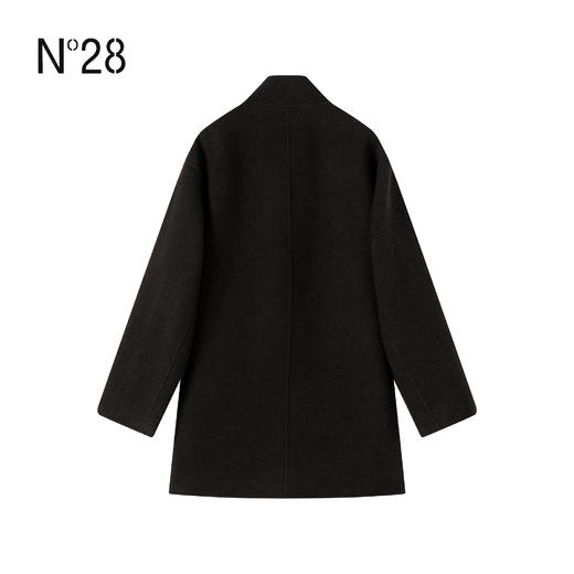 N°28 冬款山羊绒双扣大衣女秋冬宽松呢子外套 8855A1D535  商品图3