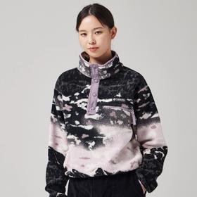 哥伦比亚女式休闲印花半开衫抓绒AR5760