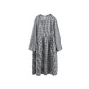 绽放794朵/叠搭神器格子裙·纯亚麻格纹中长款长袖连衣裙2025新款 商品缩略图4