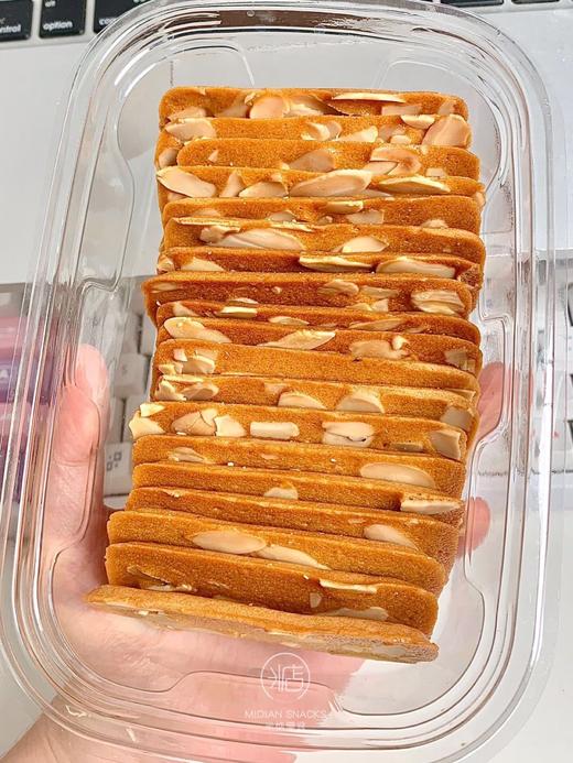 饱满杏仁、口口酥香！【米惦薄脆扁桃仁酥】每一片都吸足了鸡蛋香，轻薄小片，金黄酥脆！ 🧡薄脆煎饼+坚果仁的巧妙搭配！ 商品图2