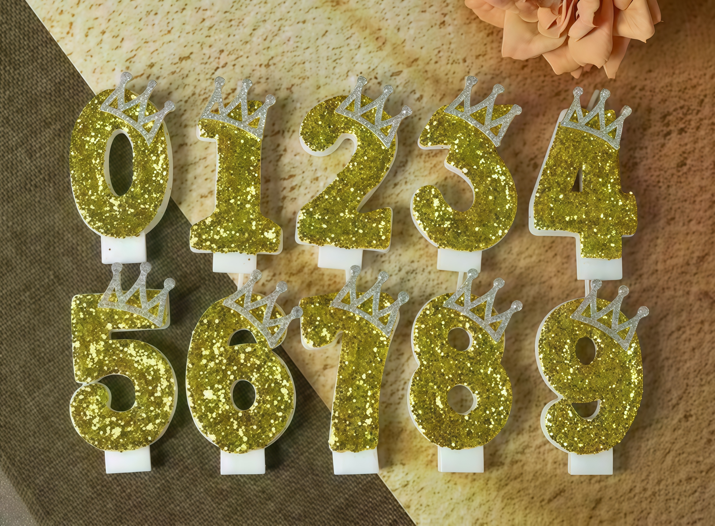 镶钻皇冠数字蜡烛-仅支持与下午茶、蛋糕一起购买配送【蛋糕配件】