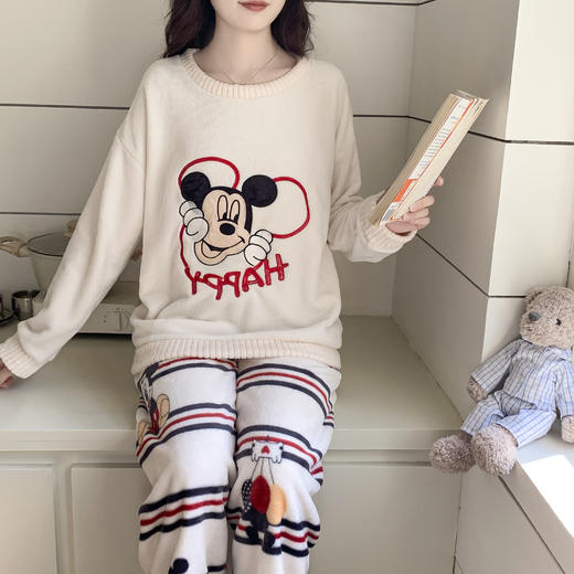 【GZ】无忧购珊瑚绒可爱套头睡衣套装家居服 （截单后3-5天发货) 商品图9