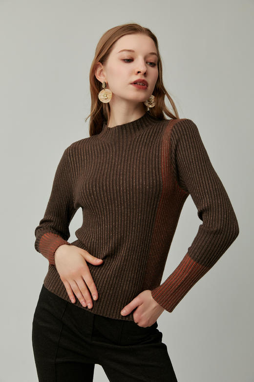 SAFICOO 优雅女人 复古气质型打底毛衫 商品图0