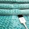 BURES 水暖毯子 冬季暖身毯加热毯  定时恒温 麦穗绒加厚沙发加热垫子 商品缩略图3