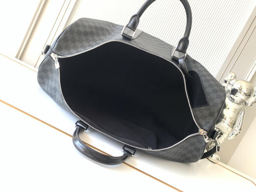 秋冬特惠💰中号45cm💰1430 大号50cm💰1530 特大号55cm💰1630 渠道级LV【精钢五金 MB163c01变码芯片】M41418 M41416 M41414黑格旅行手提包 商品图7