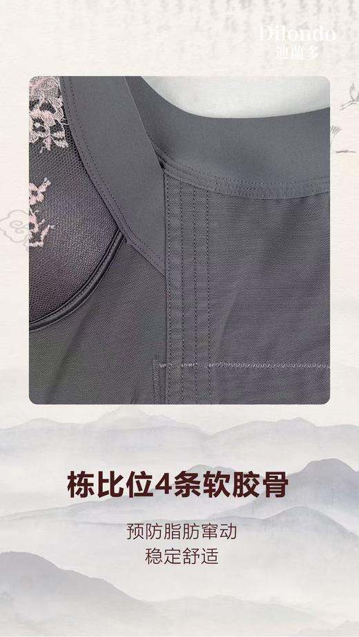 迪兰多玫瑰精油调整型文胸侧收承托聚拢小胸A升C2118471 商品图13