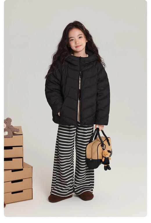 双11年度狂欢!！🍂秋天也可以有彩虹色🌈打翻秋日调色盘｜是色彩叠穿的快乐🎨📝 「吉米故事秋冬中大童设计感毛衣裤子合集系列」全是王炸款!! 商品图7