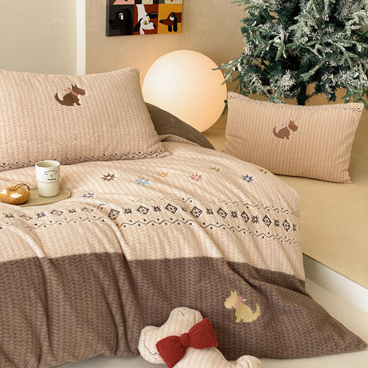 自然醒280g仿羊毛绒全消光牛奶绒四件套MT 商品图13