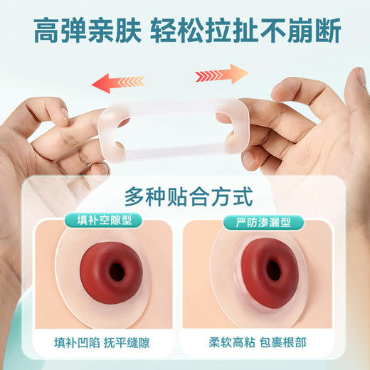 【最新款防漏圈】可孚硅凝胶防漏可塑贴环造瘘口护理用品造口袋防漏圈条官方旗舰店 商品图2