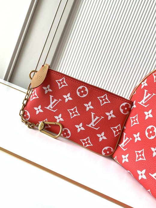 秋冬特惠💰1670 渠道级LV【全钢五金 MB163c01变码芯片】te级LV 全套包装 M14064红色本款Speedy P9 Bandoulière30手袋 商品图5