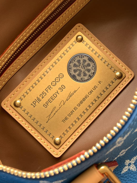 秋冬特惠💰1670 渠道级LV【全钢五金 MB163c01变码芯片】te级LV 全套包装 M14074中蓝 本款Speedy P9 Bandoulière30手袋 商品图8