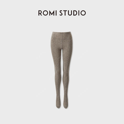 ROMI STUDIO“点子纱羊毛”精纺纱加厚编织保温连裤袜 RWCWX06756 商品图2
