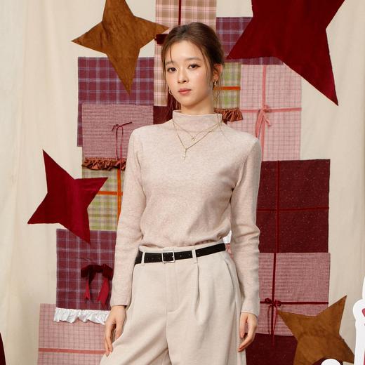 【礼物季】软糯半高领亲肤针织衫-纪念日百货门店同款167444965 商品图0