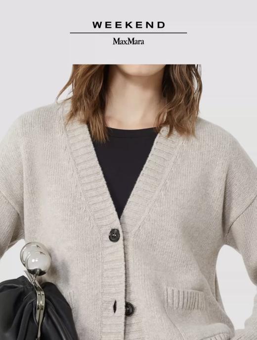 2FWeekend MaxMara 25女装羊毛V领开衫外套吊牌价3800元 商品图2
