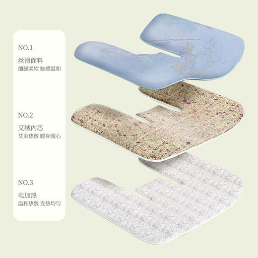 兰序 云山灸 抚云肩 肩颈热敷包 智能控温 温和热敷 可拆卸设计 商品图2