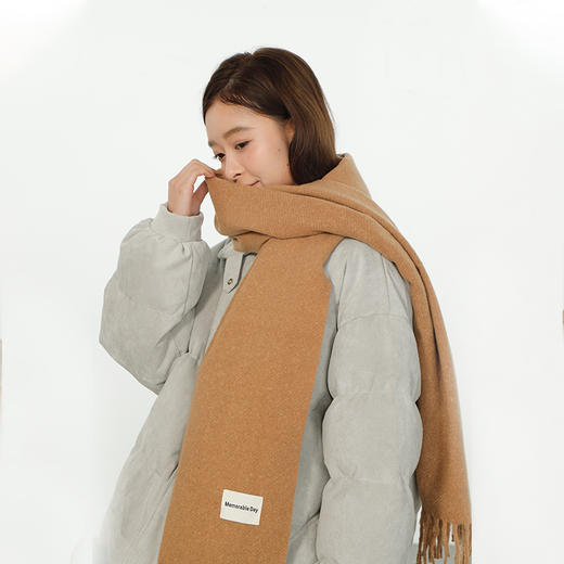 质感净色百搭经典款围巾-纪念日百货门店同款166195442 商品图3