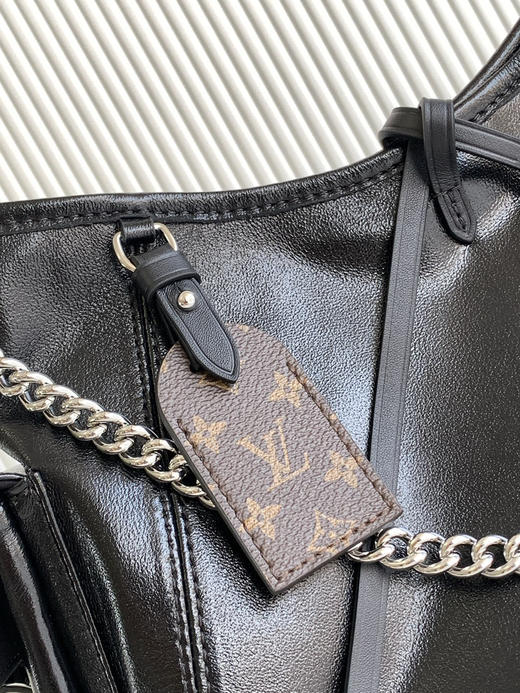 秋冬特惠💰1380 渠道级LV【全钢五金 MB163c01变码芯片】te级LV 全套包装 本款 M24861黑色 M12579灰色 CarryAll Cargo 小号手袋 商品图5