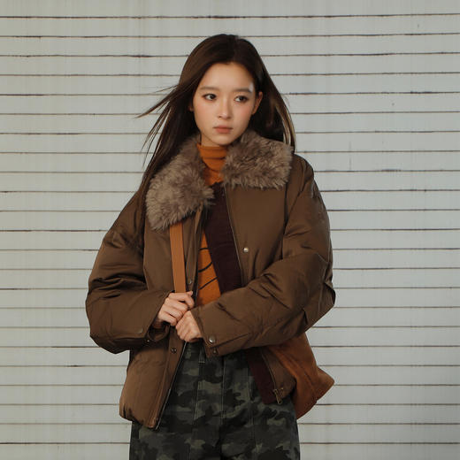 巴恩风复古时尚小众羽绒服-纪念日百货门店同款168043549 商品图1