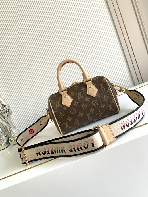 秋冬特惠💰1200 渠道级LV【全钢五金 MB163c01变码芯片】te级LV 原厂皮配全套包装 M46234 老花红织带 商品图2