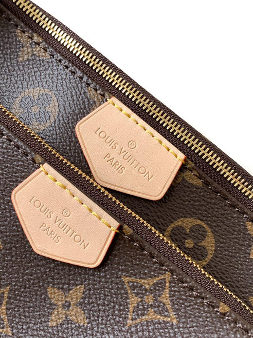 秋冬特惠💰1200 渠道级LV【全钢五金 MB163c01变码芯片】te级LV 全套包装 M44823老花 M44813老花绿 本款Multi Pochette Accessoires手袋 商品图4