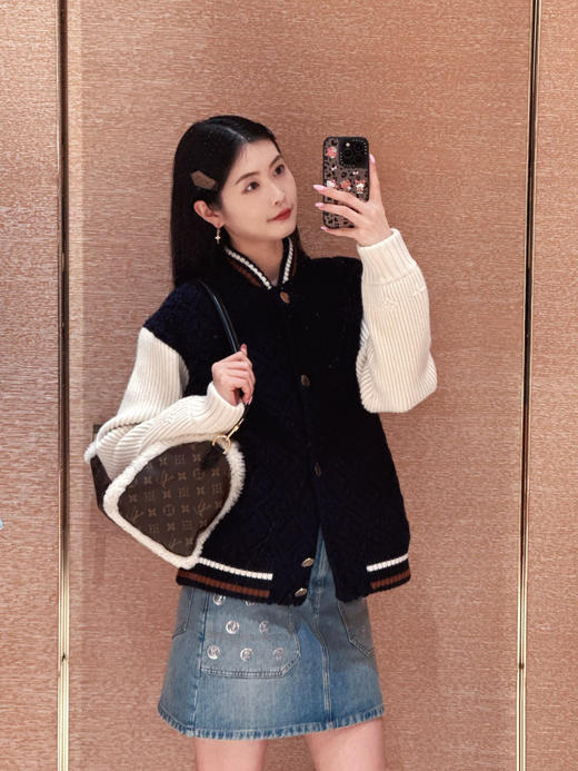 驴家 25秋冬新款 滑雪系列棒球服针织外套(TM) 商品图4