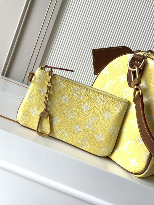 秋冬特惠💰1670 渠道级LV【全钢五金 MB163c01变码芯片】te级LV 全套包装 M15242黄色棕 本款Speedy P9 Bandoulière30手袋 商品图5