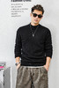 徐太浪【基础款 百搭叠穿】半高领毛衣男秋冬大码休闲针织衫上衣 商品缩略图5