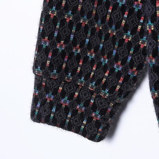 WY1409SDSA男士秋冬新款痞帅男装潮牌彩色格纹绒毛连帽卫衣百搭时尚上衣 商品图4