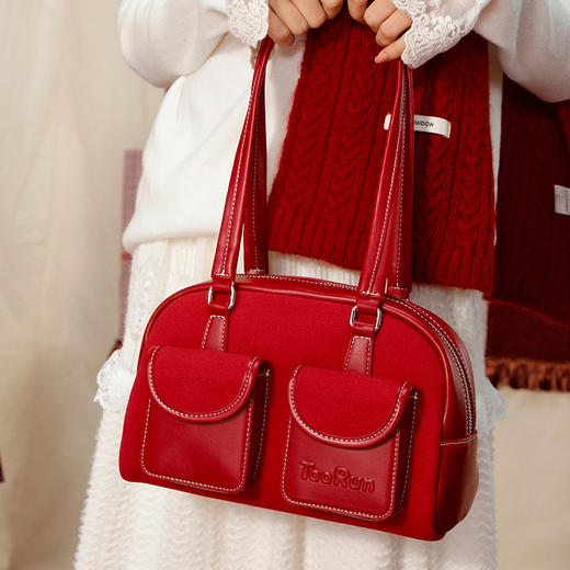 【礼物季】质感保龄球单肩包-纪念日百货门店同款167146108 商品图3