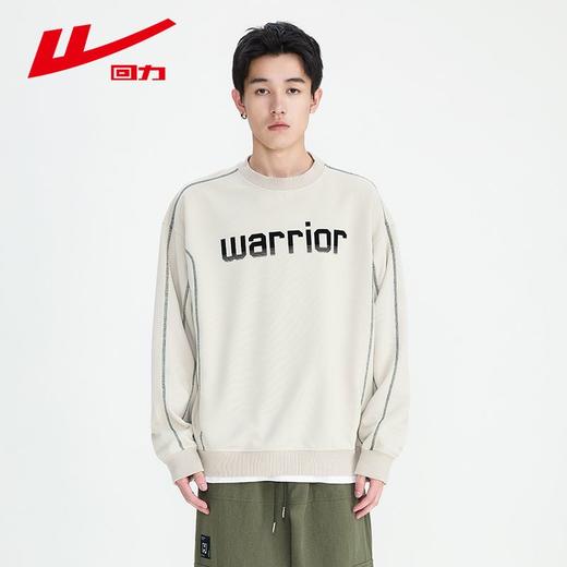 回力卫衣男士2025春秋新款美式重磅圆领印花潮牌宽松外套长袖上衣 商品图2