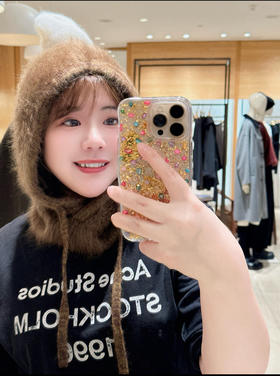 1122-3 原材百分百 小禾羊绒拉绒 巴拉克啦法帽 无领衣服大救星