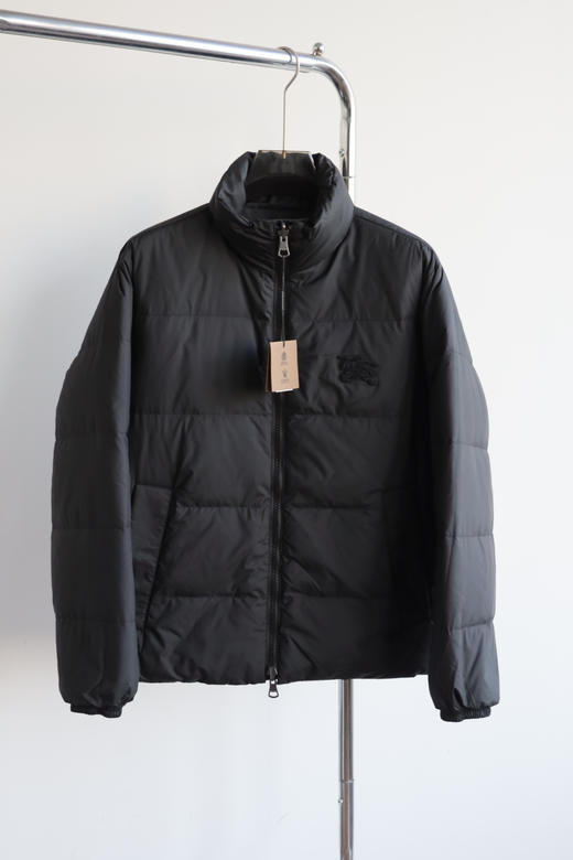 B.B 双面穿拼接格纹印花立领宽松羽绒服 YR185 商品图6