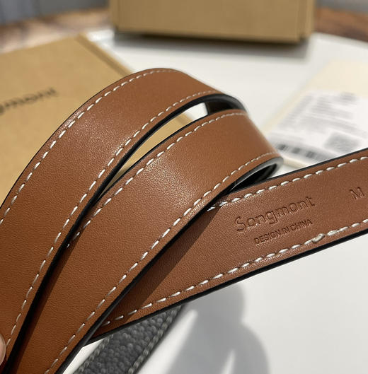 Songmont松双面牛皮腰带皮带112205 商品图5