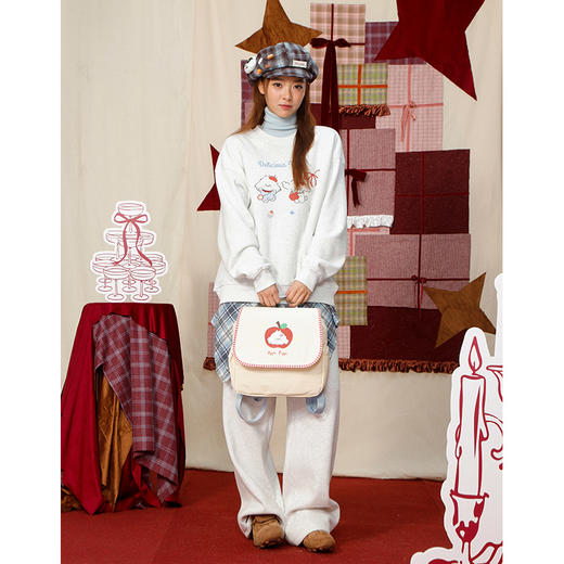 【礼物季】卷毛小狗印花圆领卫衣-纪念日百货门店同款167944601 商品图3