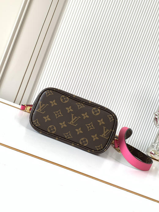 秋冬特惠💰1380 渠道级LV【全钢五金 变码芯片】te级LV 全套包装 M12106 老花玫红 Neverfull Bandoulière Inside Out BB手袋 商品图3