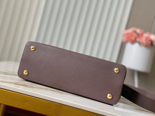 秋冬特惠💰1600 渠道级LV 新品 te级LV 动态芯片 M12927/M48865Souple棕啡 本款Capucines Souple手袋 商品图8