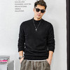 徐太浪【基础款 百搭叠穿】半高领毛衣男秋冬大码休闲针织衫上衣 商品缩略图0