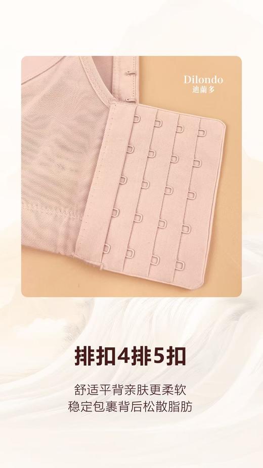 迪兰多蚕丝蛋白薄棉调整型文胸侧收托挺包容固定大胸显小2118472 商品图10