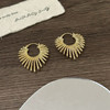 设计感细腻太阳花光芒金属耳圈-纪念日百货门店同款167796071 商品缩略图2