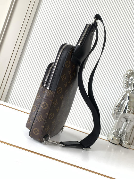 秋冬特惠💰1200 渠道级LV【全钢五金 MB163c01变码芯片】te级LV 全套包装 M46327老花 本款 Avenue 单肩包 商品图1