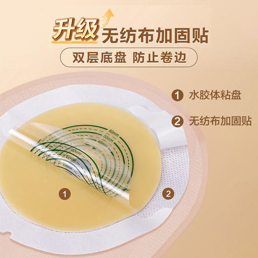 可孚一件式造口袋双层胶款 大便直肠癌改道4008C 商品图1
